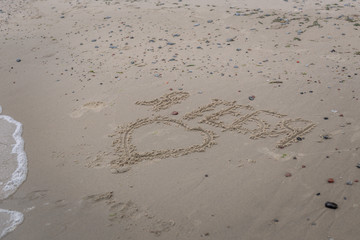 footprints in the sand