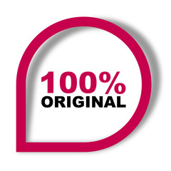 red vector banner 100% original