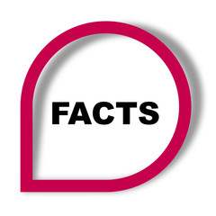 red vector banner facts