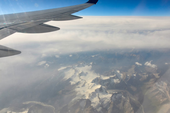 Canadian Rocky Mountains from the plane 6