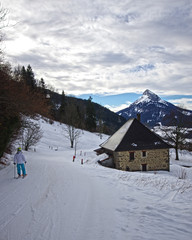 Fototapeta premium ski - saint pierre de chartreuse