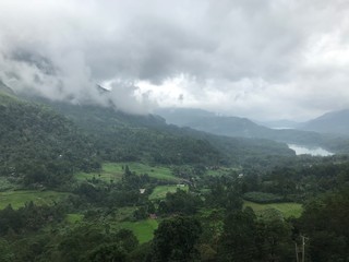 Clouds over Mountains in Sri Lanka