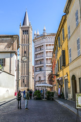 Italien Parma Cattedrale di Parma Battistero