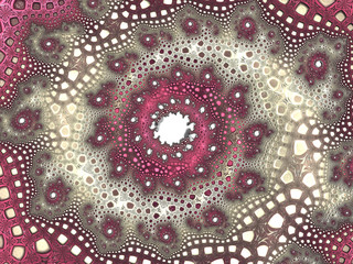 Abstract cosmic swirl for art projects. 3D illustration