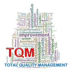 Word tags wordcloud of tqm