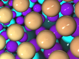 Beautiful abstract background for art projects, cards, business, posters. 3D illustration, computer-generated fractal