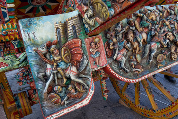 Obraz premium Bagheria Carretto Siciliano