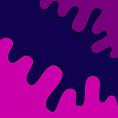 Colored paper waves, 3D abstract, geometric background texture layers of depth in shades of pink, blue, purple. Paper cut style. Vector EPS 10 illustration.