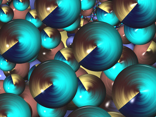 Beautiful abstract background for art projects, cards, business, posters. 3D illustration, computer-generated fractal