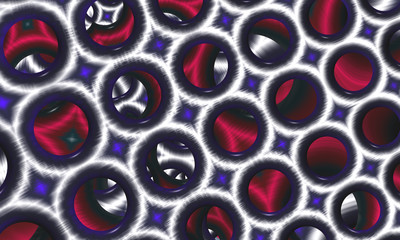 Beautiful abstract background for art projects, cards, business, posters. 3D illustration, computer-generated fractal