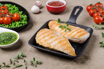 Fried chicken breast