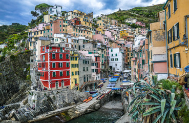 Fototapeta na wymiar Cinque Terre Riomaggiore Ligurien