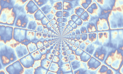 Beautiful abstract background for art projects, cards, business, posters. 3D illustration, computer-generated fractal