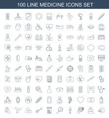 100 medicine icons