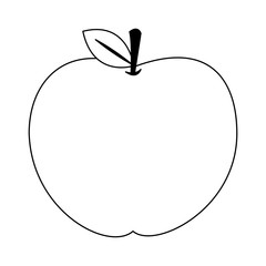 tomato fresh vegetable symbol black and white