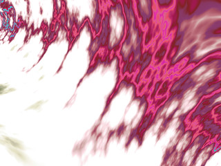 Abstract beautiful sky. 3D illustration, computer-generated fractal