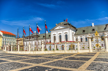 Beautiful medieval architecture of Bratislava, Slovakia