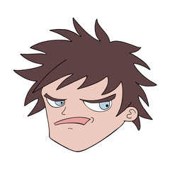 crazy expression draw