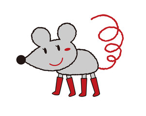 お洒落なネズミさん