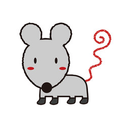 お洒落なネズミさん