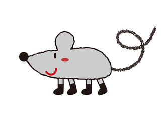 お洒落なネズミさん