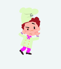 Chef something sick and dizzy.