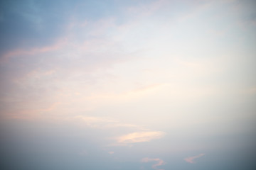 Sky before sunset as background