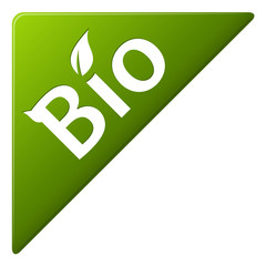 Bio green corner product icon