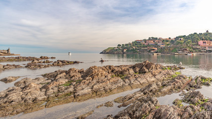 Fototapeta na wymiar View on the Port of Collioure