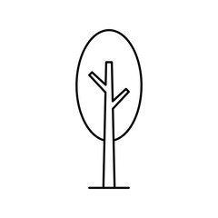 Tree Icon. isolated on white background