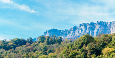 Panorámica en los alpes franceses