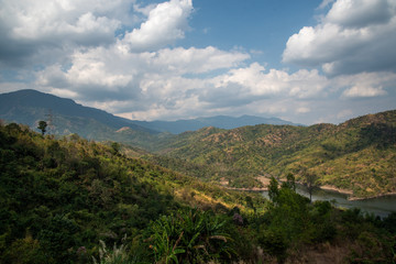 Fototapeta na wymiar Natural mountain views in Thailand