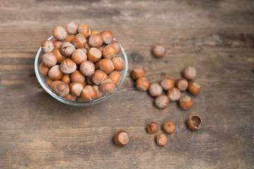 Hazelnut nuts