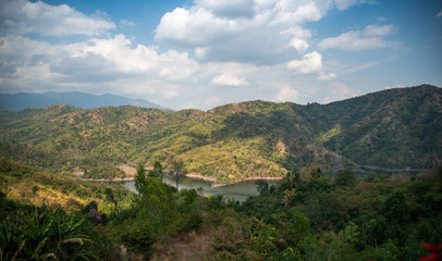 Fototapeta na wymiar Natural mountain views in Thailand