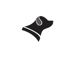 dog pet logotype silhouette