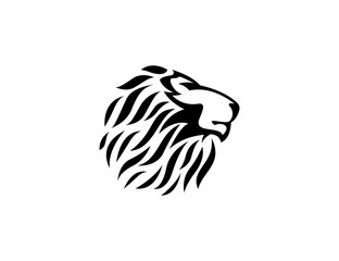 lion head logo type