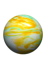 colorful ball on white background