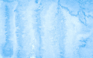 Light blue pastel watercolor frame with torn strokes and stripes. Abstract background for design, layouts and patterns.