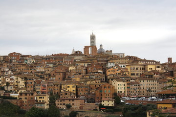 Naklejka premium old italian city