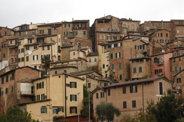 Fototapeta na wymiar old italian city