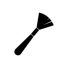 Face brush icon - vector