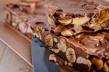 Delicious spanish dessert (Turron)