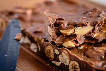 Delicious spanish dessert (Turron)