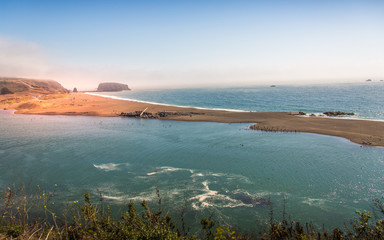 California coastline - Jenner: view of the Pacific ocean 