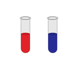 Reagents in test tubes
