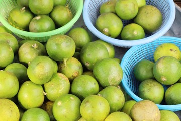 Fresh lemon for cooking at street food