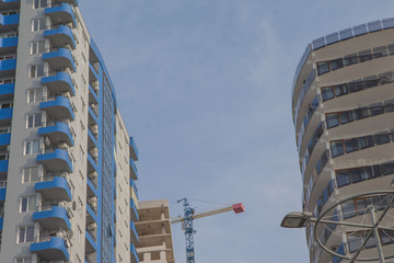 Skyscraper Office apartment building Batumi. high-rise buildings. Luxury Apartment Building