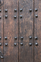 Wooden door background