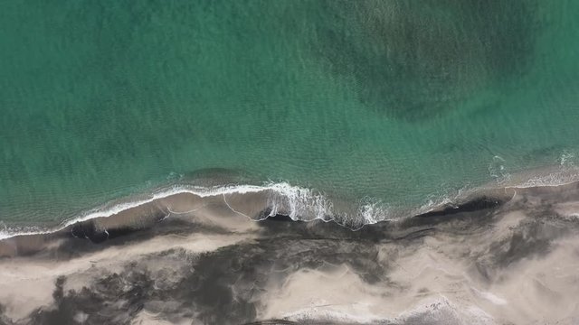 View from the air to the beach