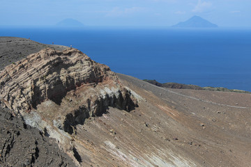 Alicudi and Filicudi from Vulcano